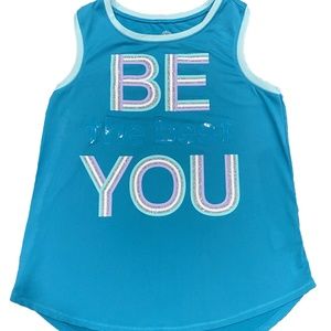 "Be the best you" Blue TankTop